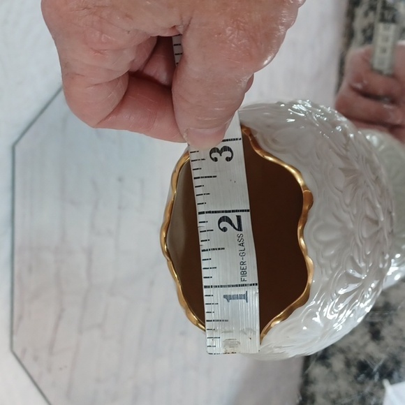 Lenox Vintage Made In USA Collectable Egg Design Shape Vase 24 Kt - Picture 7 of 7